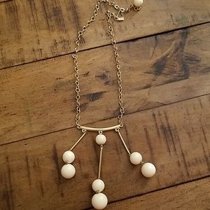 Vintage Emmons ivory bead necklace